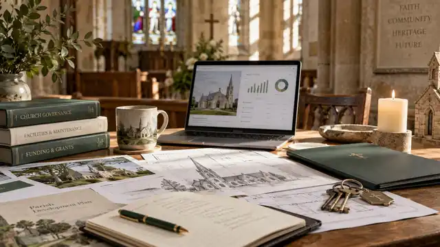 Working materials representing Parish Communications Service.